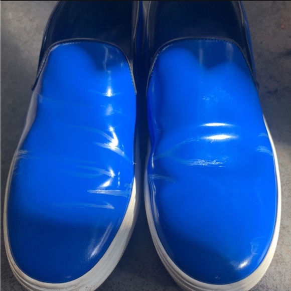 Celine Blue Slip Ons - Picture 3 of 5